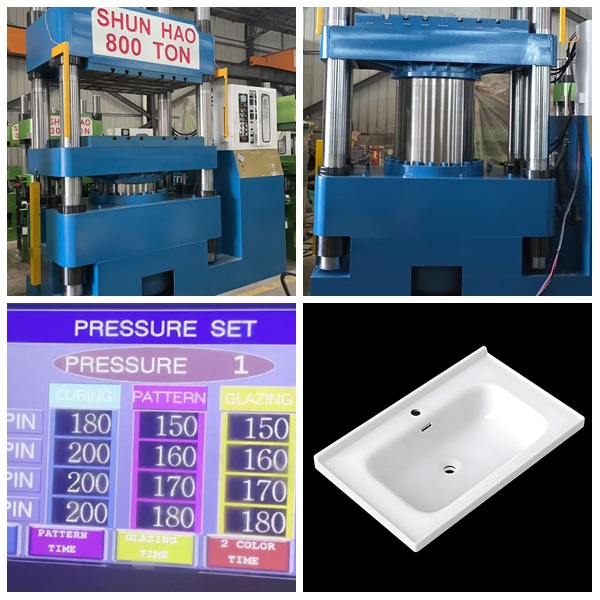 Shunhao Machines melamine sink equipment factory
