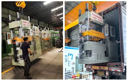 Shunhao Brand melamine moulding machine shipment