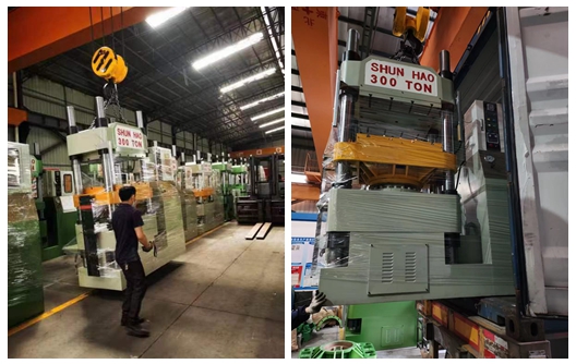 การจัดส่งของโรงงาน Shunhao เครื่องจักรผลิตเครื่องผลิตเครื่องเมลามีนไฮดรอลิกสีแบบกำหนดเอง