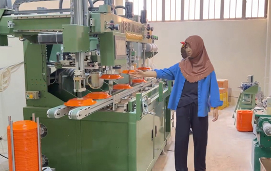 เครื่องขัดอัตโนมัติสำหรับเครื่องใช้บนโต๊ะอาหารเมลามีน | Shunhao Solution