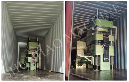 เครื่องขึ้นรูปเมลามีน 400 ตัน ส่งไปยังปากีสถาน