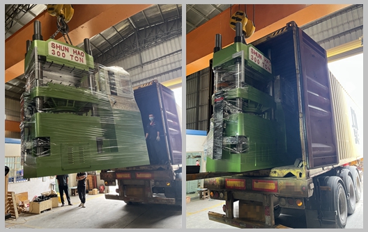 Shunhao 300 Ton Melamine Moulding Machines การจัดส่งใหม่
